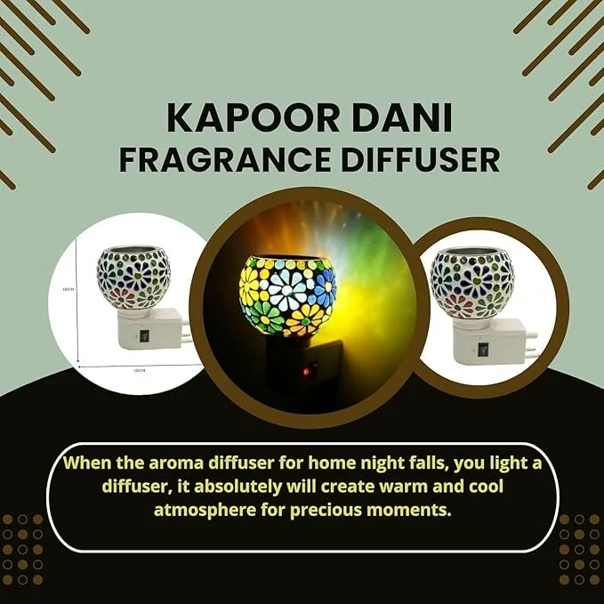 Kapoor Dani – Electric Camphor Diffuser & Decorative Night Lamp