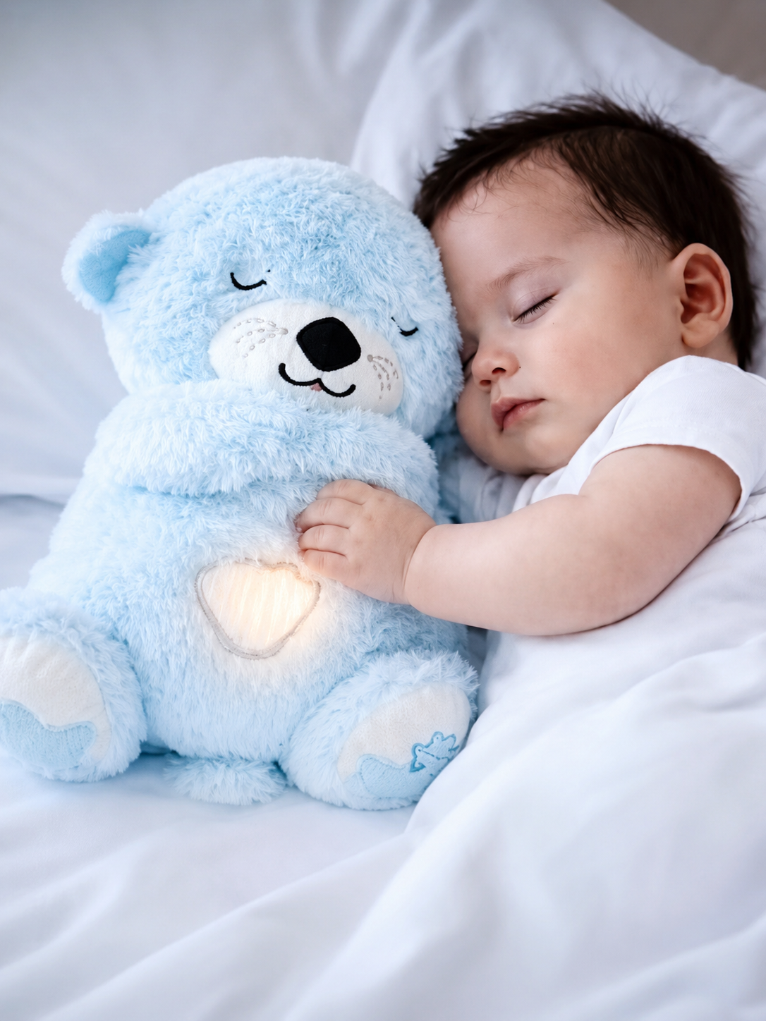 Dreamy Glow Bear – Musical Breathing Plush Night Light for Babies (0-2 Years)
