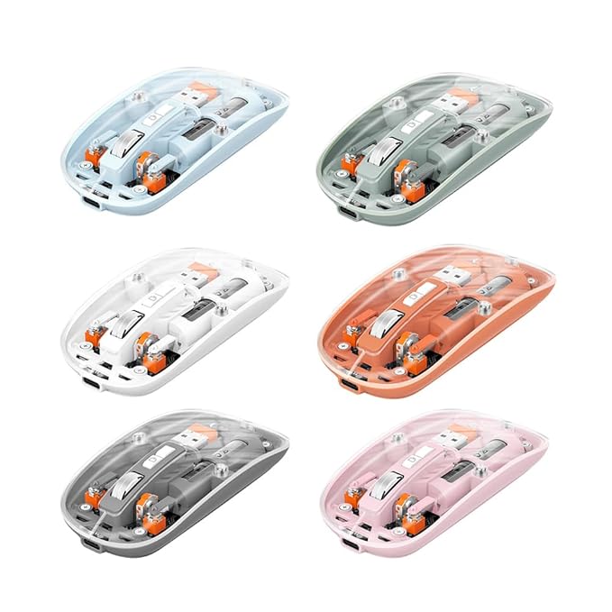 Mouse Rechargeable Mouse High-end 1600 Moving Speed Adjustable Silent Switch Type-C One-Key for Desktop