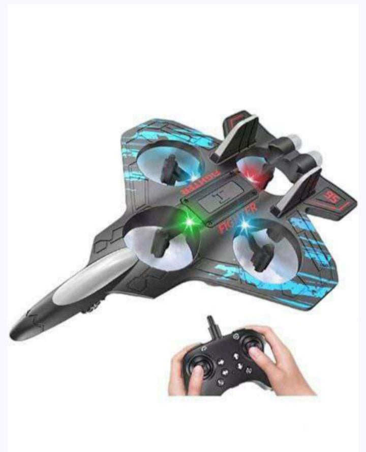 Star Fighter RC Drone – EPP Lightweight Fighter Jet with LED Lights