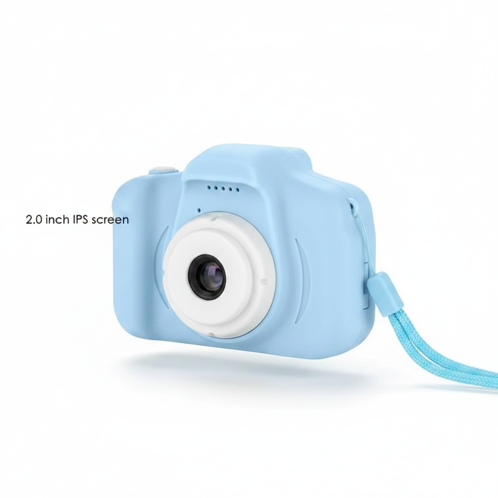 Blue Kids Camera