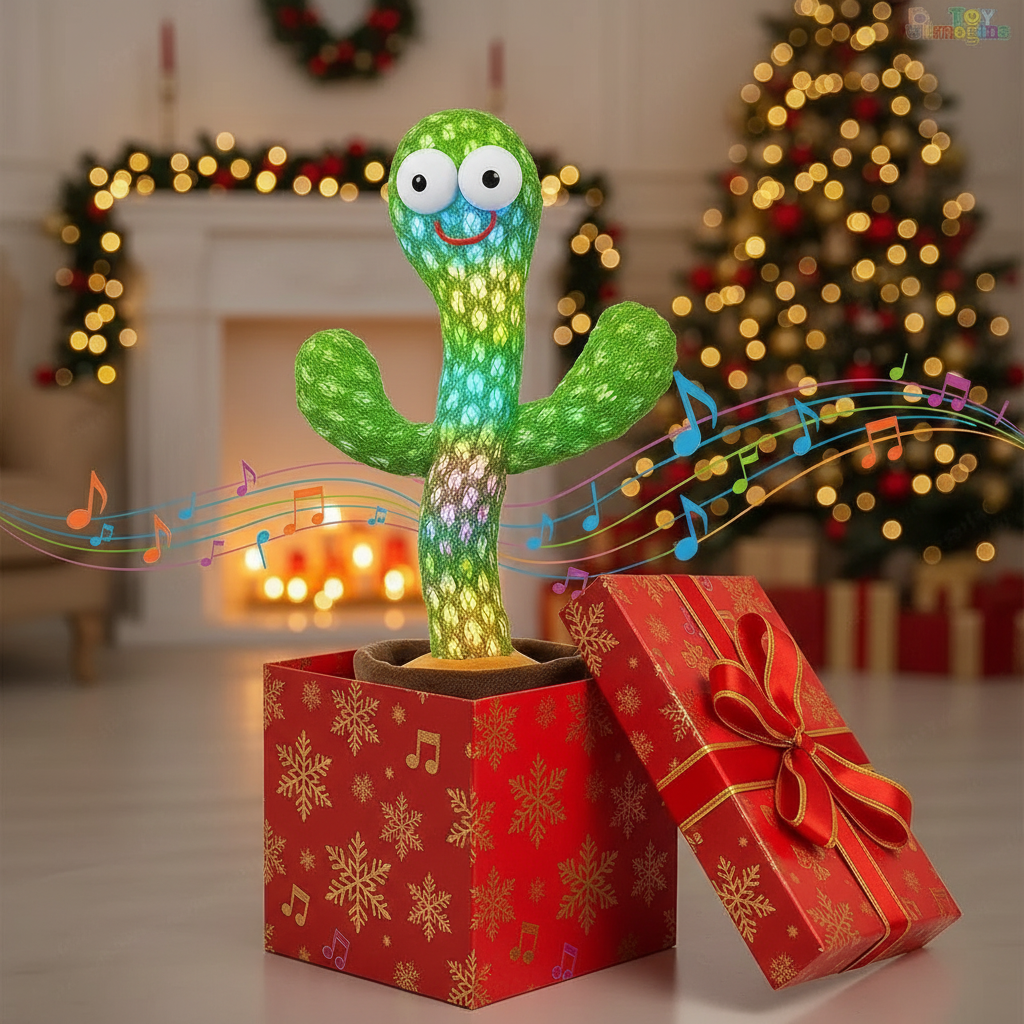 Dancing Cactus Toy with gift box