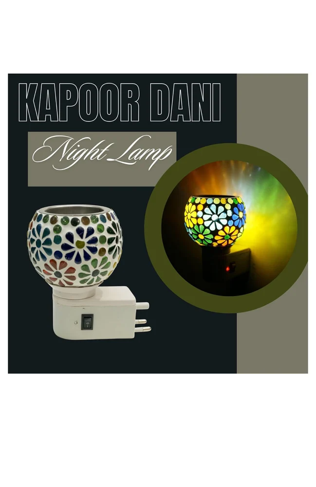 Kapoor Dani – Electric Camphor Diffuser & Decorative Night Lamp