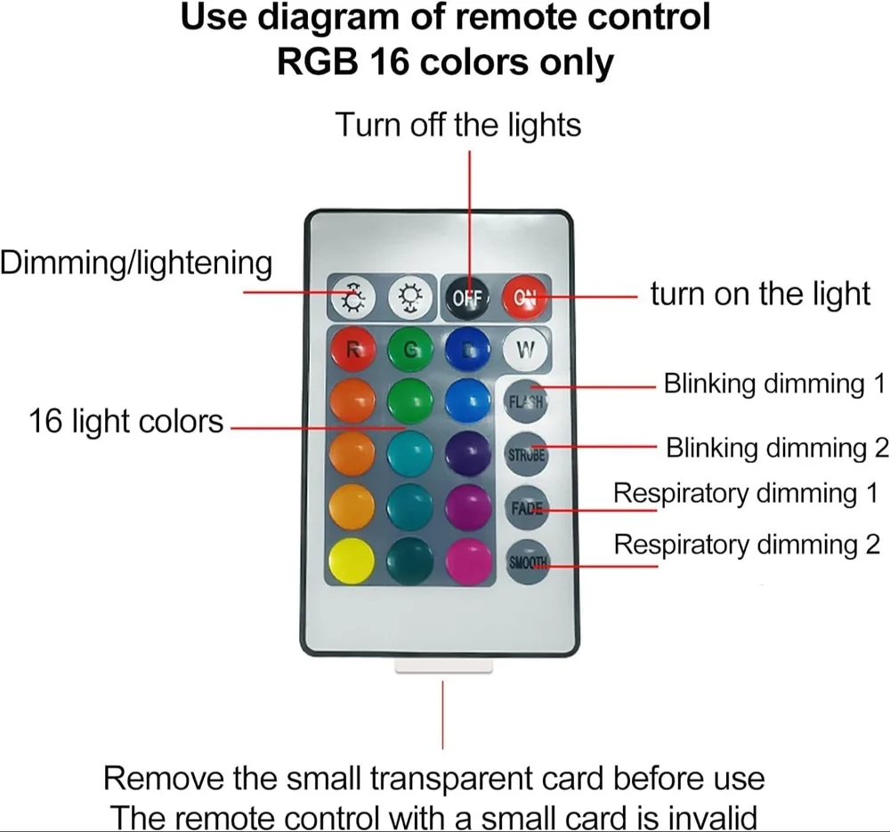 Crystal Water Wave Projector Lamp – 16 RGB Remote