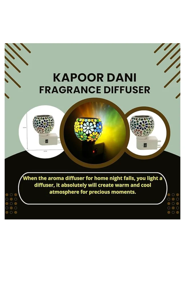 Kapoor Dani – Electric Camphor Diffuser & Decorative Night Lamp
