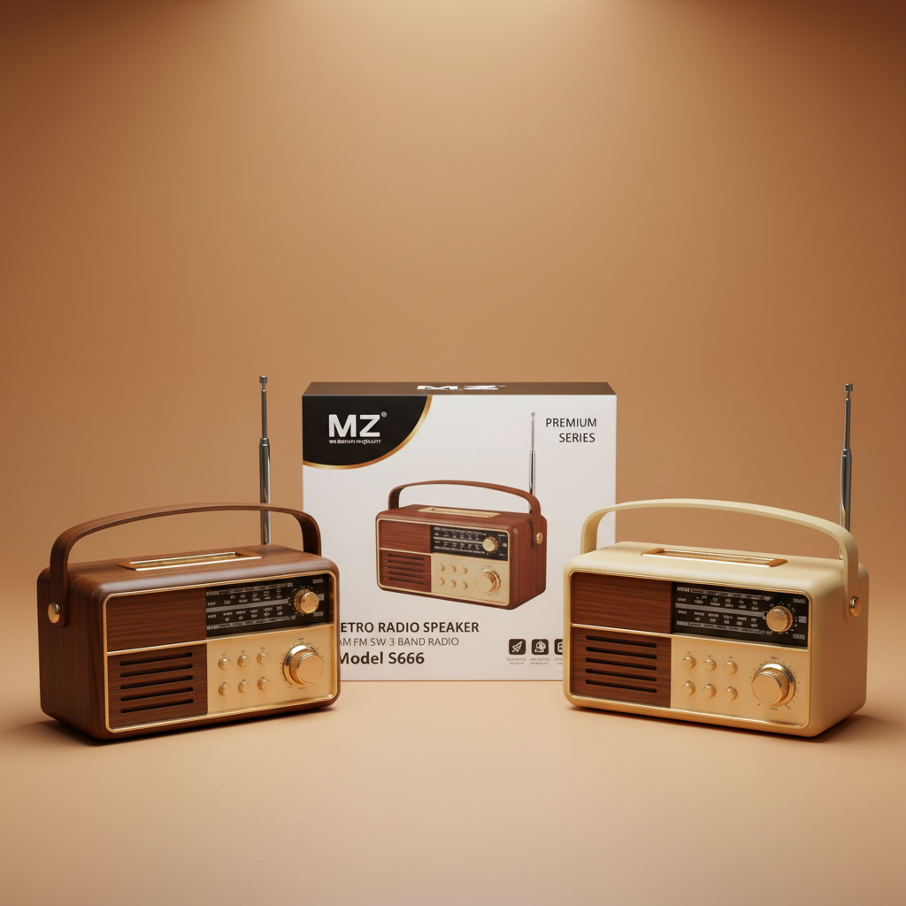 Retro Radio Amber BG