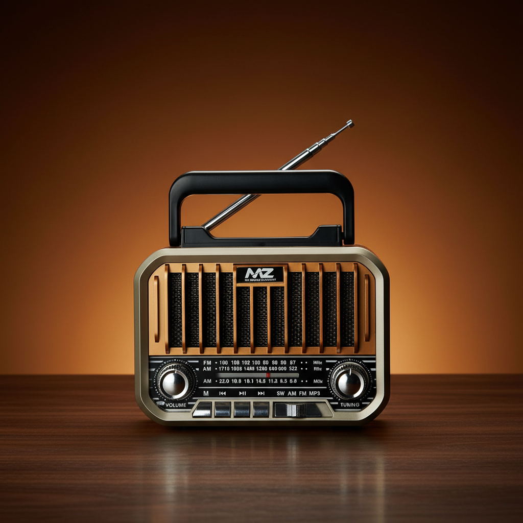 Retro Radio Front View