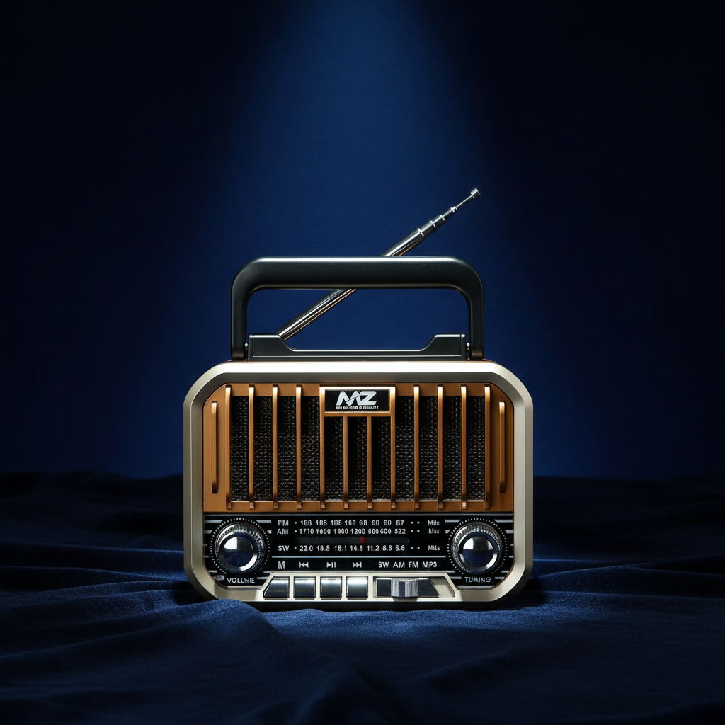 Retro Radio Navy BG
