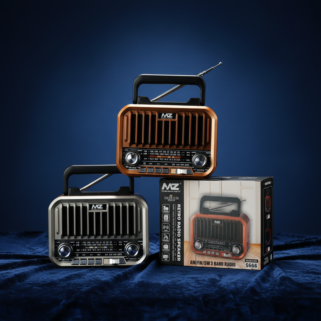 Retro Radio with Box