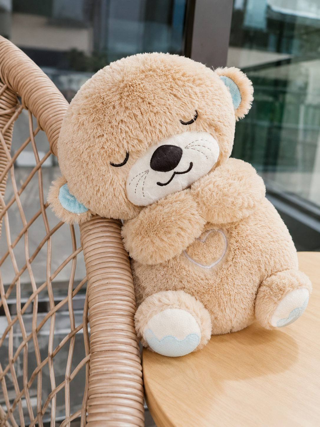 Dreamy Glow Bear – Musical Breathing Plush Night Light for Babies (0-2 Years)